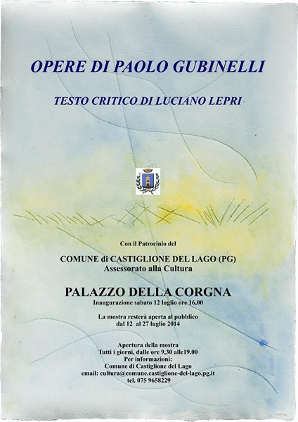 Opere di Paolo Gubinelli